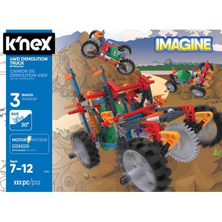 Knex Building Sets - 4 Wheel Drive Demolition Truck